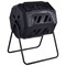 43-Gallon Outdoor Compost Tumbler with Easy Rotation and Ventilation System